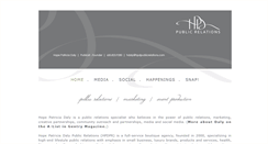 Desktop Screenshot of hpdpublicrelations.com